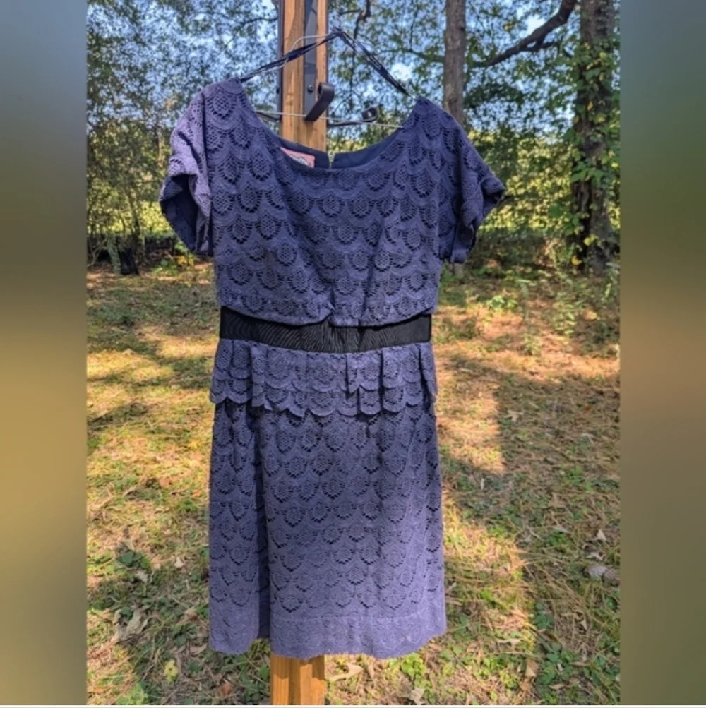 Euc Phoebe Couture Blueish Purple Dress